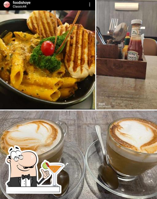 Take a look at the picture showing drink and food at Classic 44 - Bakery & Cafe