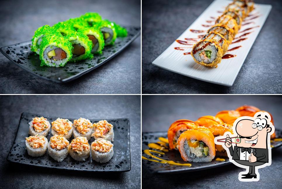 Kostet verschiedene Sushi-Optionen