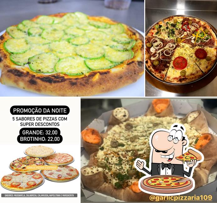 Experimente diferentes estilos de pizza