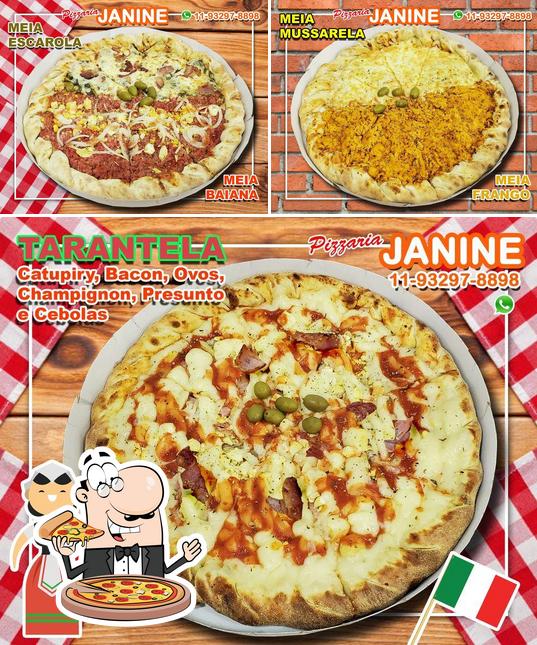 No Pizzaria Janine, você pode desfrutar de pizza