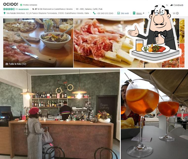 La immagine di cibo e bancone da bar da OCIOO! CiclOsteria & BikeCafè
