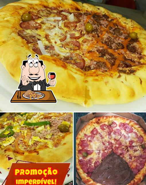 Peça diferentes tipos de pizza