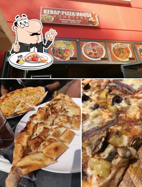 Elige una pizza en Grill & More Kebap Pizza House since 2010