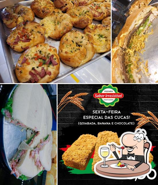 Comida em Panificadora e Pizzaria Sabor Irresistível