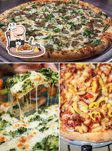 Try out pizza at Peace Love and Pizza - Towne Lake