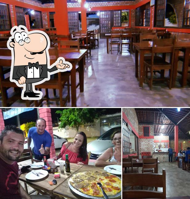 O interior do Pizzaria do Gaúcho