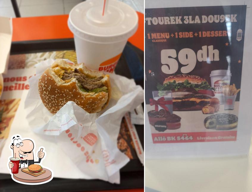 Essayez un hamburger à Burger King