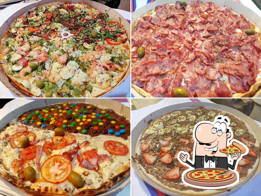 Experimente diversos tipos de pizza