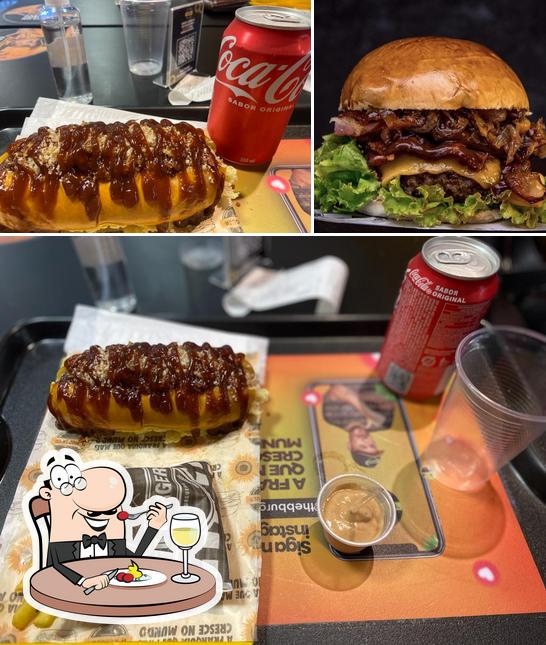 Esta é a imagem apresentando comida e bebida no The B-Burgers João Pessoa (Hamburgueria Carlinhos Maia)