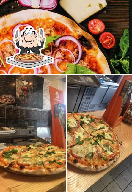 Get pizza at Pizza Trio