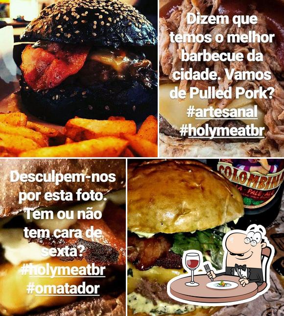 Comida em Holy Meat