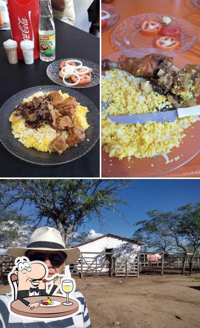 Entre diversos coisas, comida e exterior podem ser encontrados no Rabada do Bigode