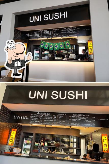 Look at the photo of UNIZUSHI