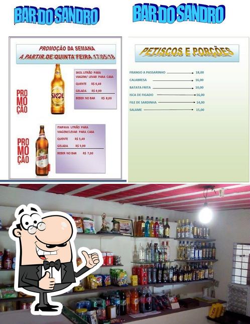 See this pic of BAR do Sandro