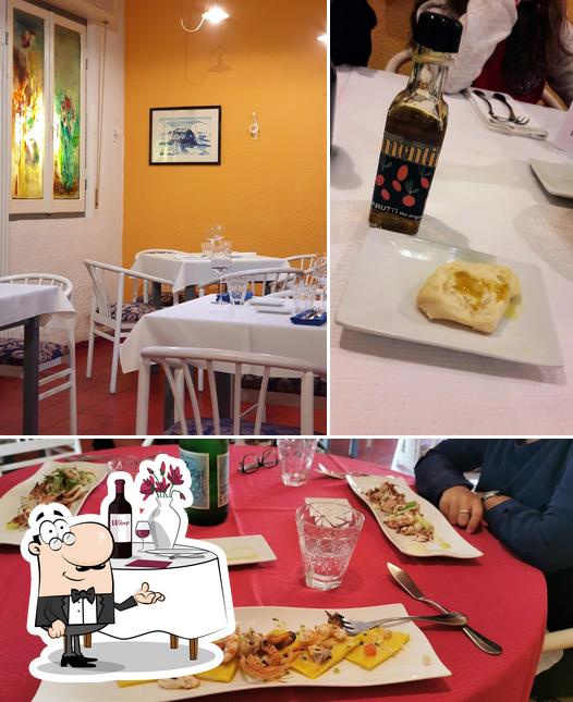 Tra le diverse cose da Ristorante Hostaria S.Lucia Di Giacani Gianni si possono trovare la tavolo da pranzo e birra