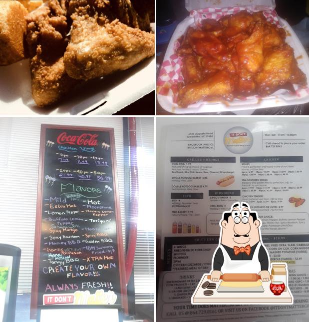 It Don't Matter Southern Cuisine, Wings, & More! provides a variety of sweet dishes
