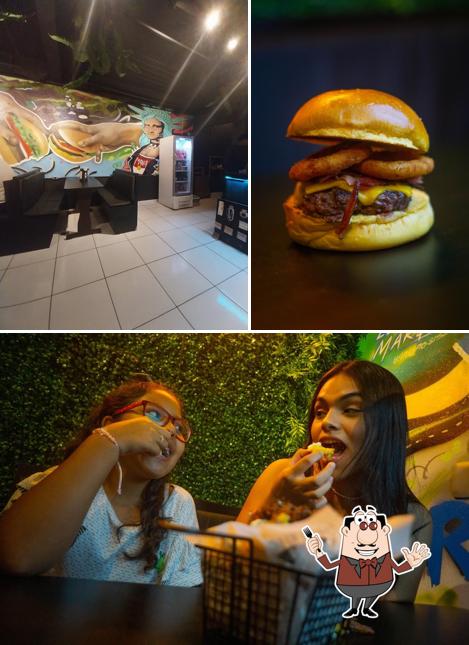 Estas son las fotos donde puedes ver comida y interior en The Burguer Paracuru