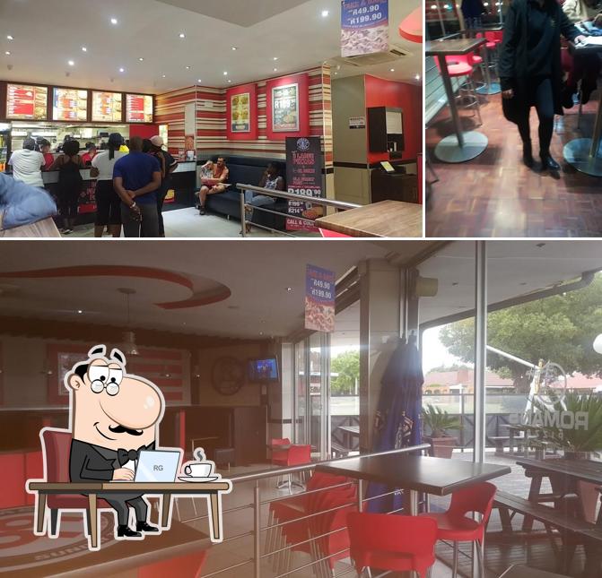 L'intérieur de Roman's Pizza Northmead