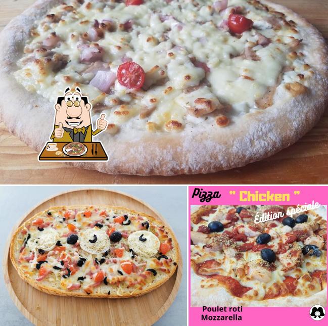 Prenez différents genres de pizzas