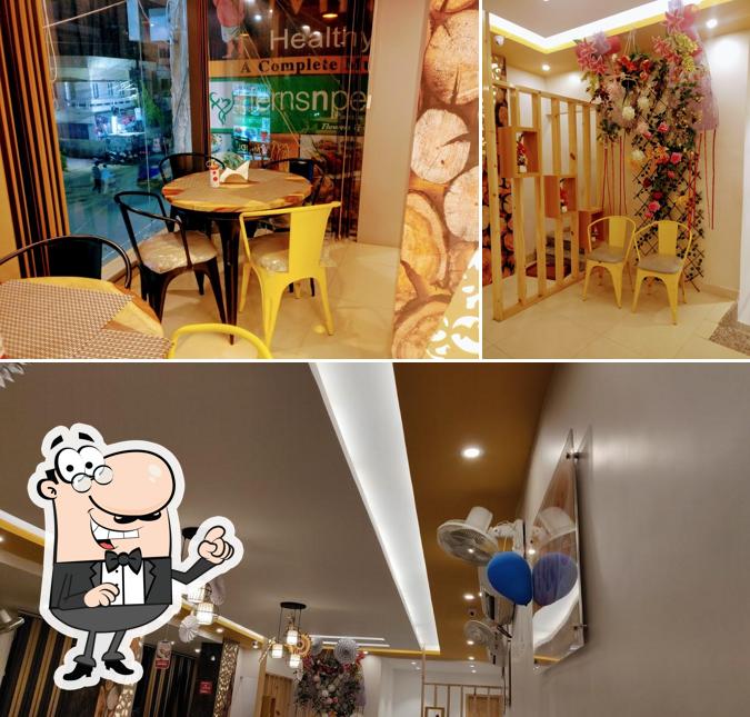 The interior of Mr. IDLI