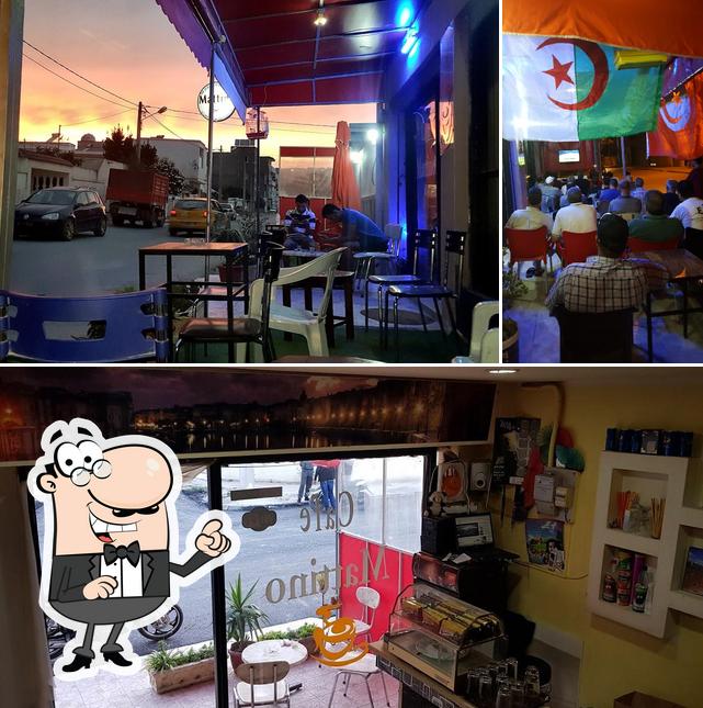 El interior de café mattino