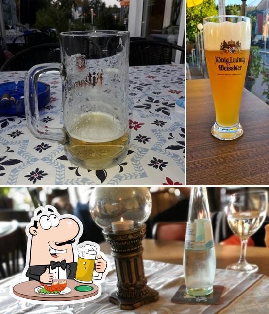 Profitez un verre de bière blonde ou brune