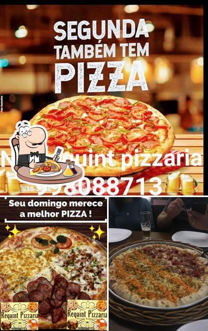 Peça pizza no Requint Pizzaria