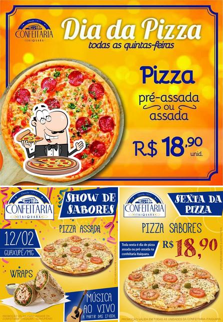 Peça pizza no Confeitaria Itaiquara