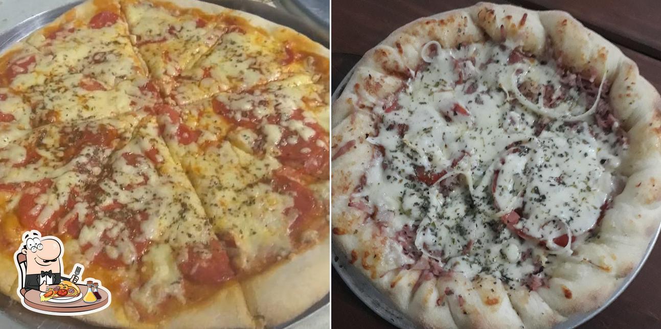 Peça diversos variedades de pizza