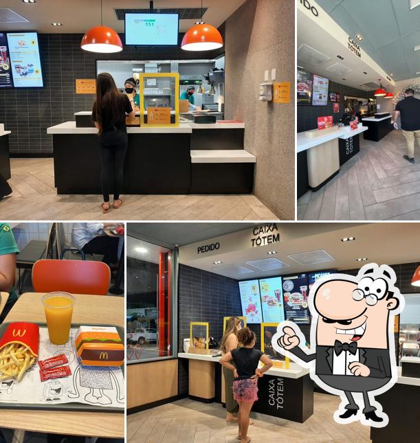 O interior do McDonald's