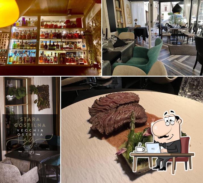 Siediti a un tavolo di Stara Gostilna Vecchia Osteria
