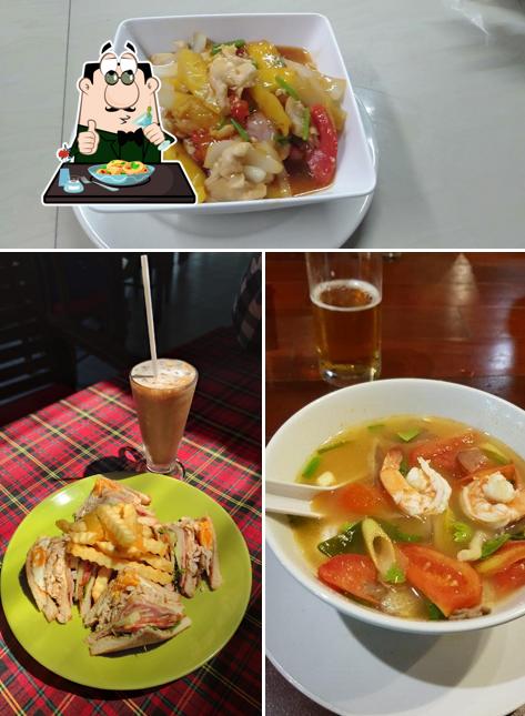 Food at Blue Lagoon Thai & Seafood Restaurant