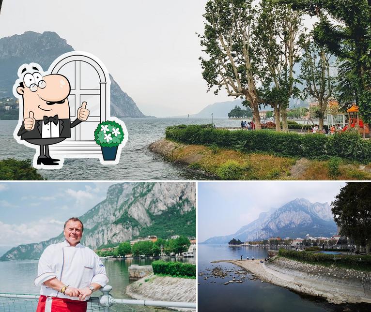 Puoi goderti l'aria fresca dal dehors di Ristorante Bar Canottieri Lecco