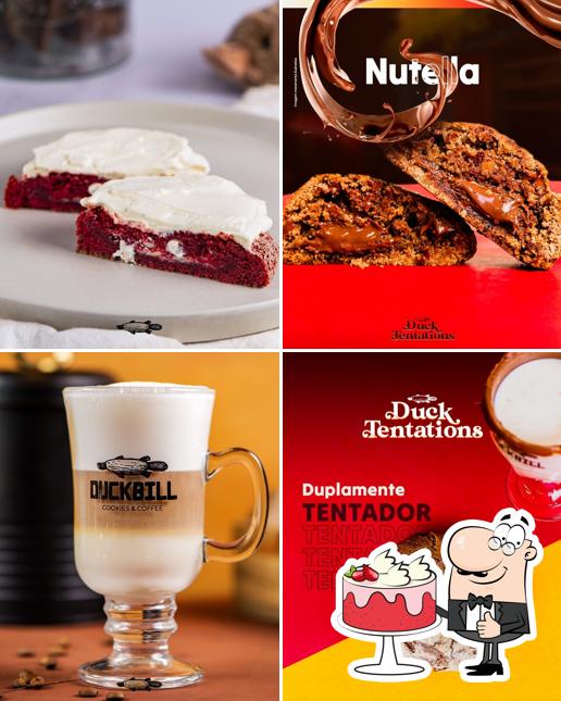 Bolo veludo vermelho em Duckbill Cookies & Coffee - Matão/SP