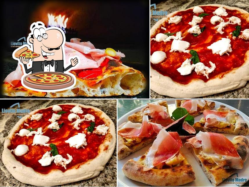 A Lievito Madre Pizzeria Paposceria, puoi ordinare una bella pizza