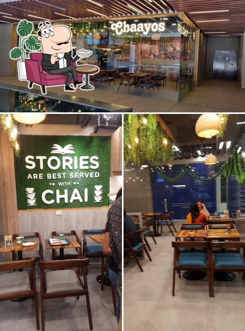The interior of Chaayos