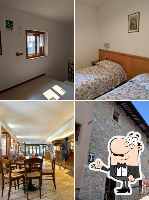 Gli interni di Hotel&Ristorante Casa del Pellegrino