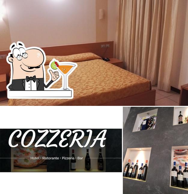 Tra le varie cose da Cozzeria Hotel Moro Freoni si possono trovare la bevanda e interni