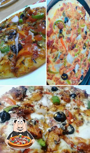 Order pizza at The Bakers Boy Cafe