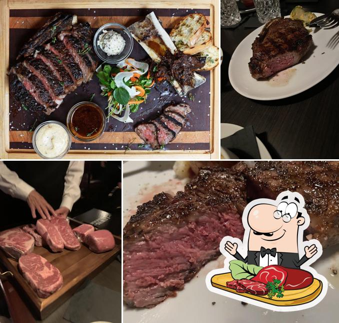 Get meat dishes at Lewis Steakhouse