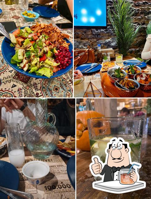 Взгляните на это фото, где видны напитки и еда в Abu el zulof