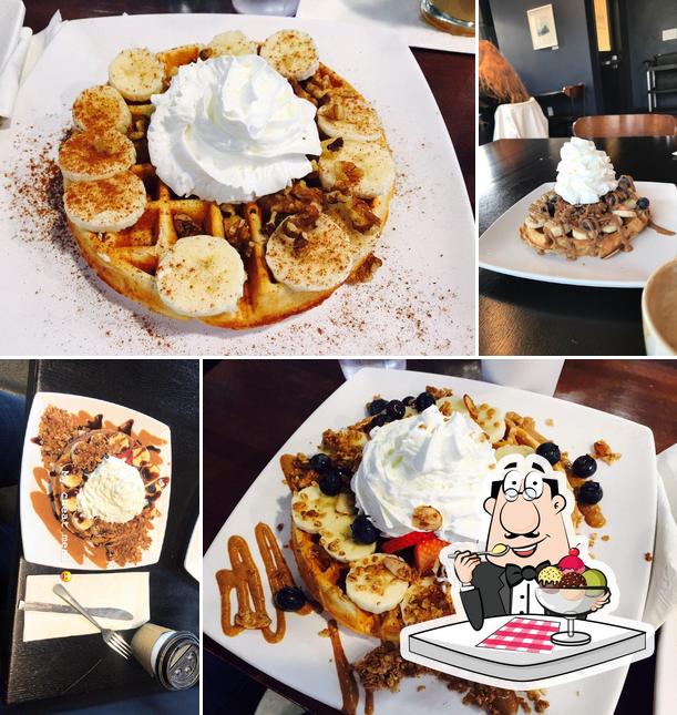 "Black Coffee and Waffle Bar" предлагает большое количество сладких блюд