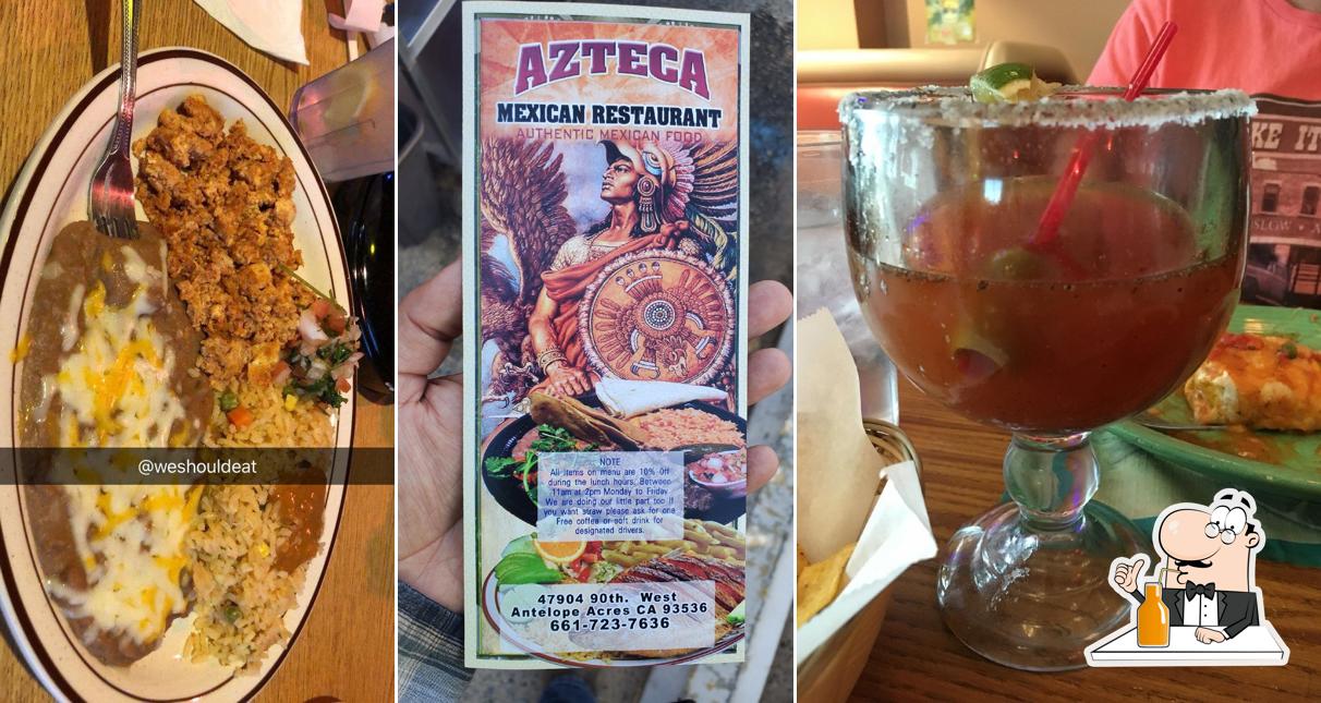Enjoy a drink at Azteca Mexican Restaurant