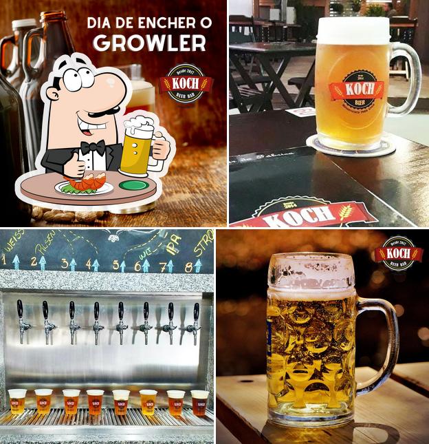 Koch Bier Haus Indaiatuba serve uma gama de cervejas