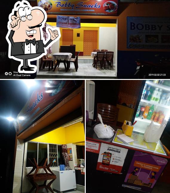 The interior of BOBBY SNACKS