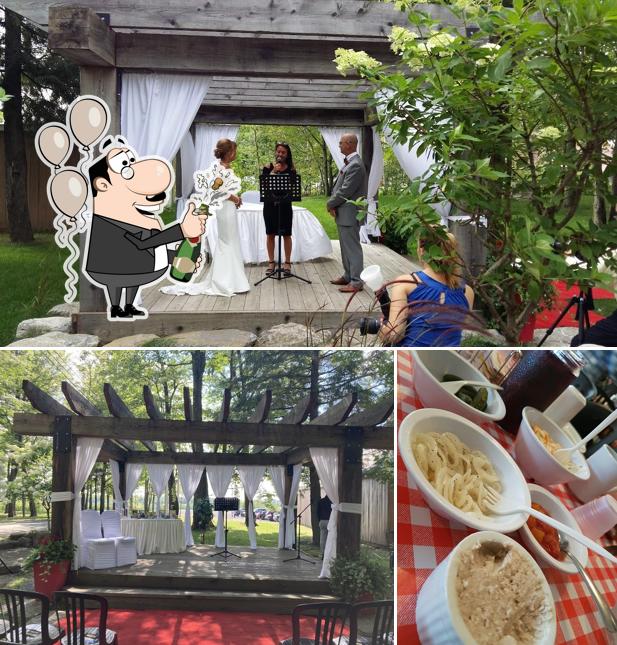 Cabane à sucre d'Amours a un espace pour recevoir un diner pour un mariage