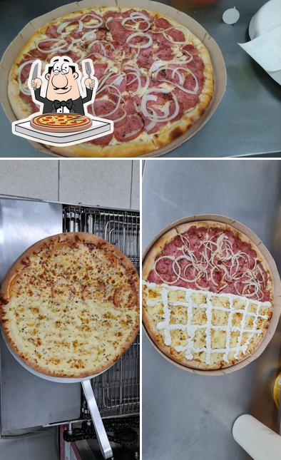 Escolha pizza no Lanchopizza Barriga cheia