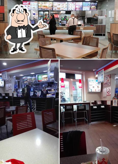 L'intérieur de Burger King