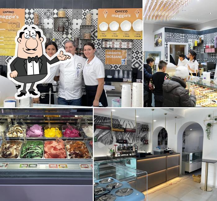 Gli interni di Bar Gelateria Maggie's Cernusco sul naviglio