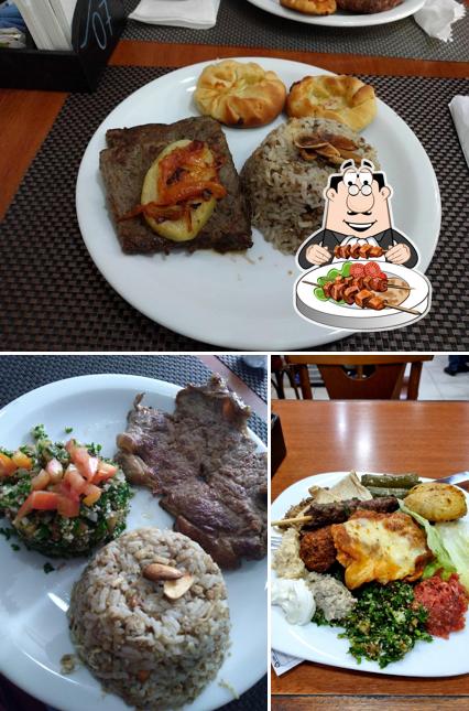 Platos en Hazz Comida Árabe e Brasileira